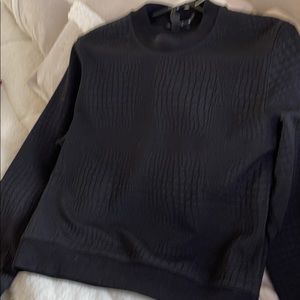 Oversized Long sleeve dressy sweatshirt